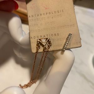 Anthropologie mismatched single earrings